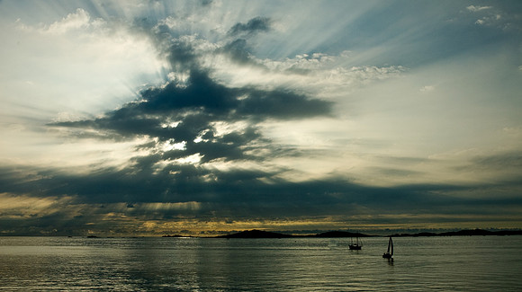Sunburst over Samson